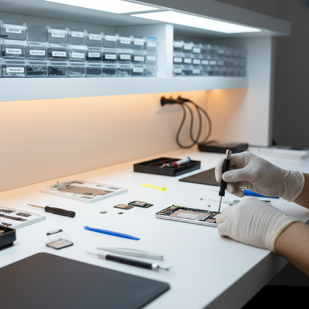 Apple device repair service near me Pune with iPhone Repair 30 Min technicians at work