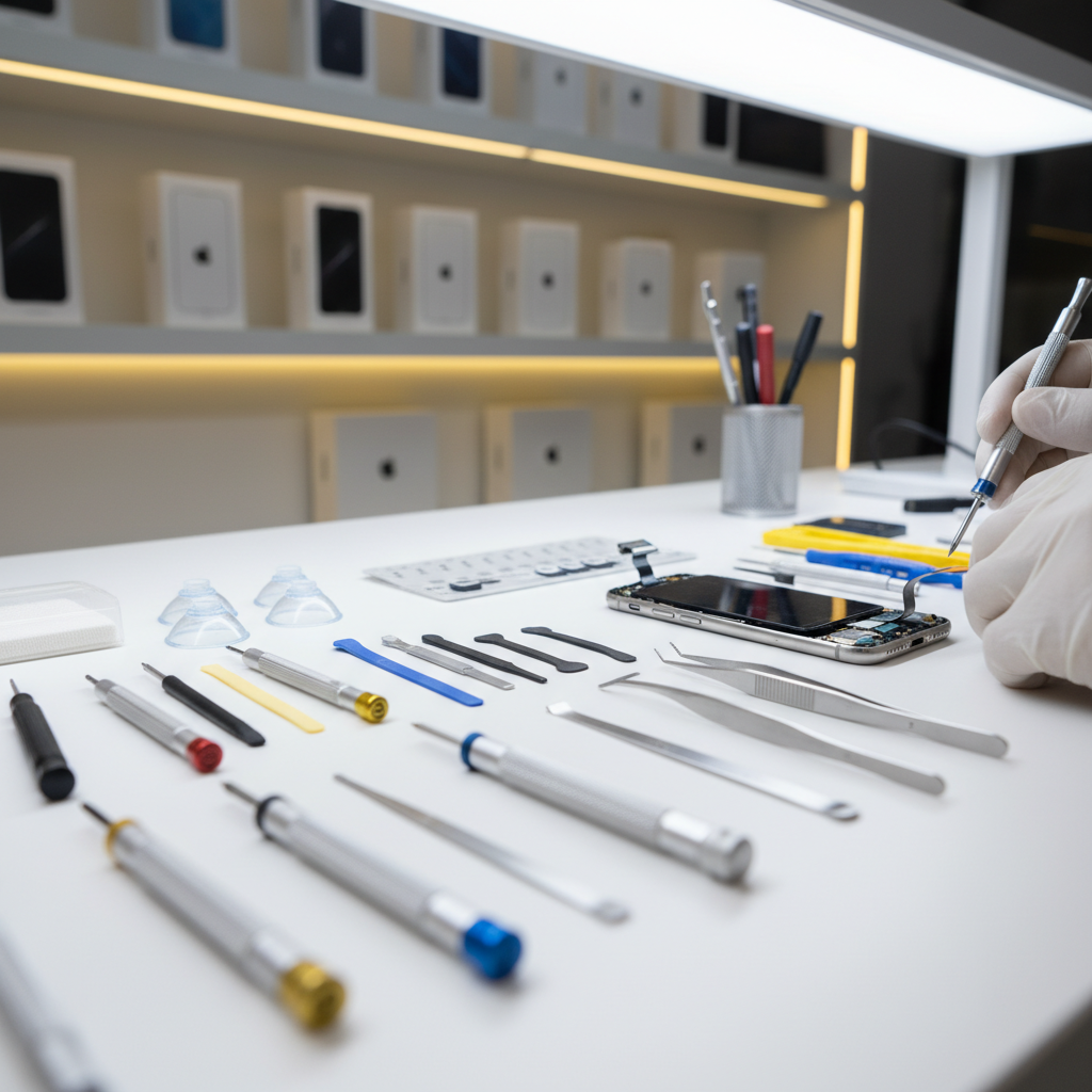 Trusted Apple Repair Near Me Pune | iPhone MacBook iPad Apple repair near me Pune with expert technician fixing iPhone screen