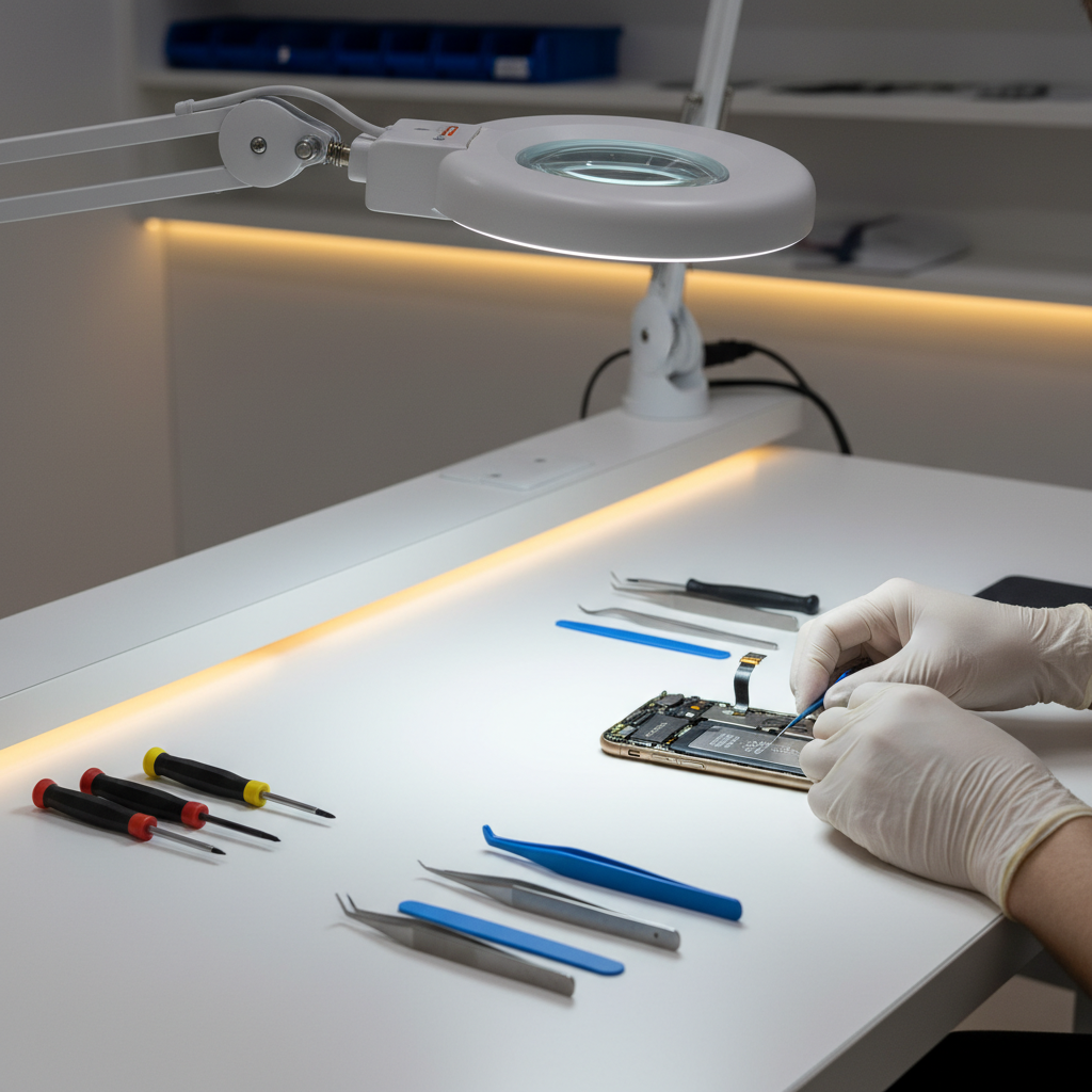 Apple repair near me Pune showing expert technician fixing iPhone