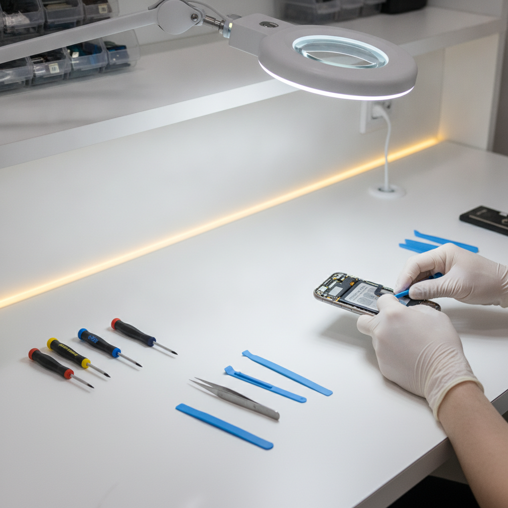 Expert apple repair near me Pune technician fixing iPhone screen at iPhone Repair 30 Min Pune center