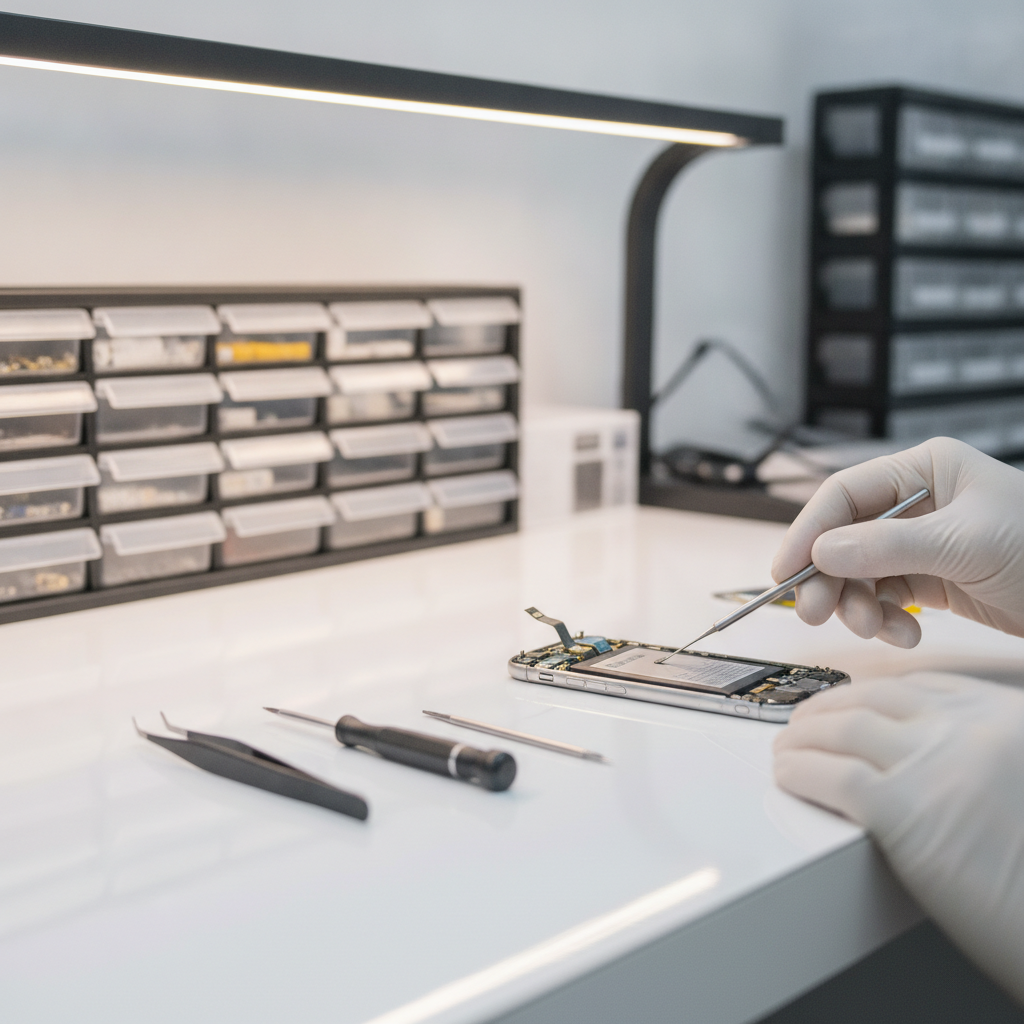 Certified iPhone repair technician at work in Pune repairing an iPhone