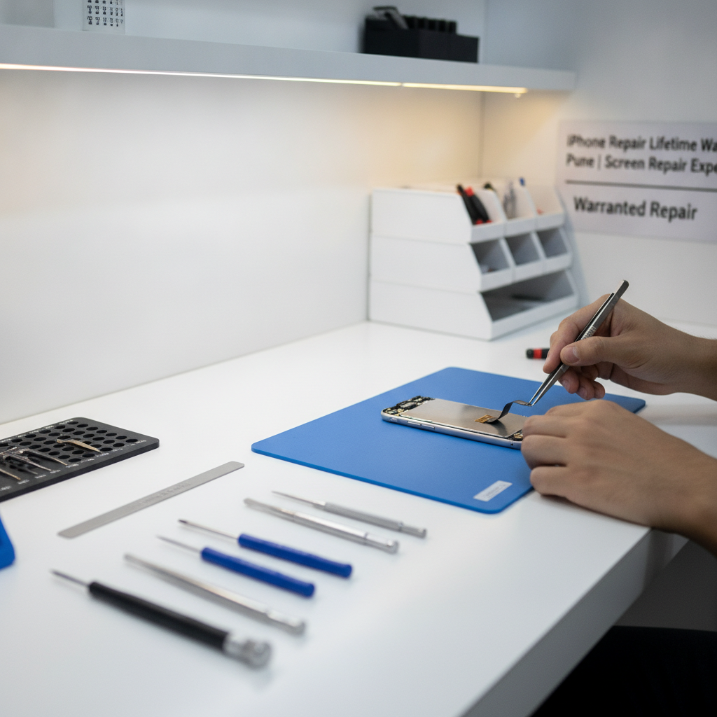 iPhone Repair Lifetime Warranty Pune | Screen Repair Experts iPhone screen repair lifetime warranty service at iPhone Repair 30 Min Pune