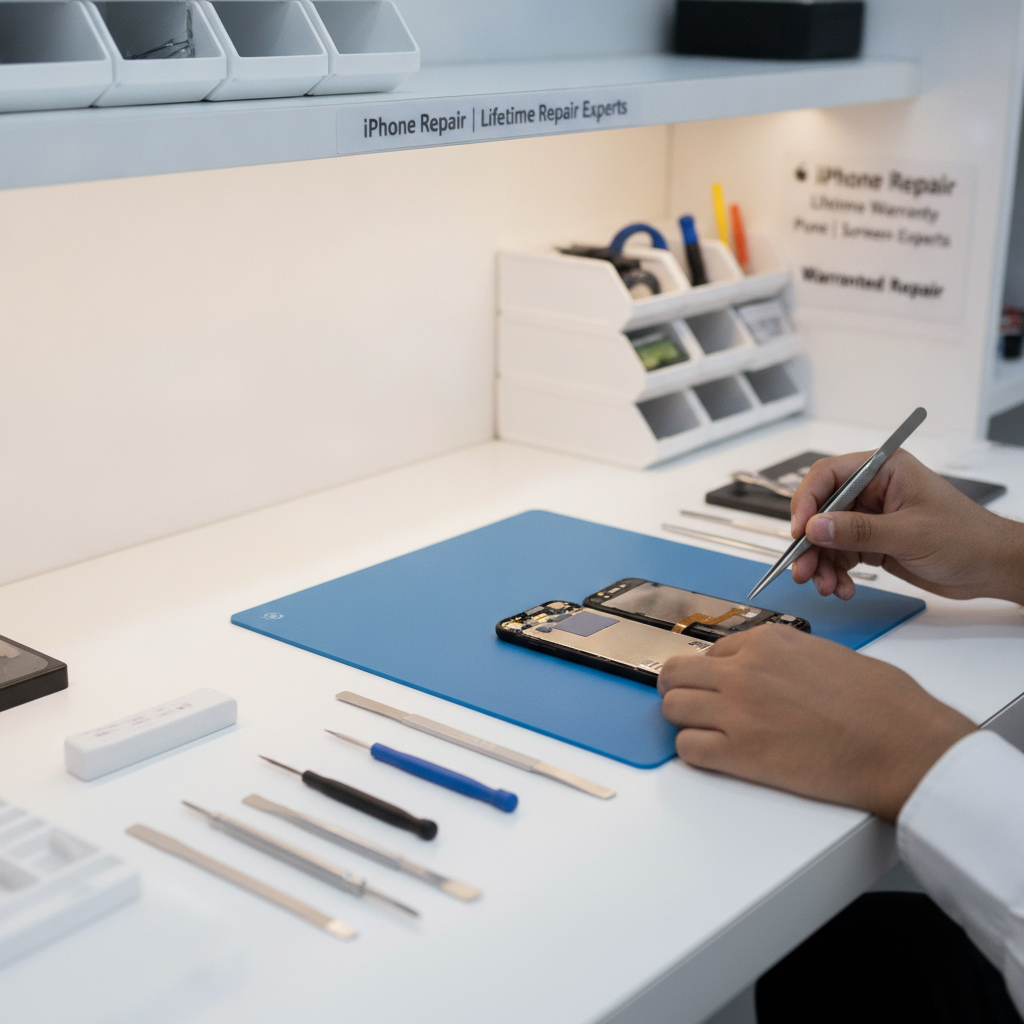 iPhone repair lifetime warranty screen replacement service Pune