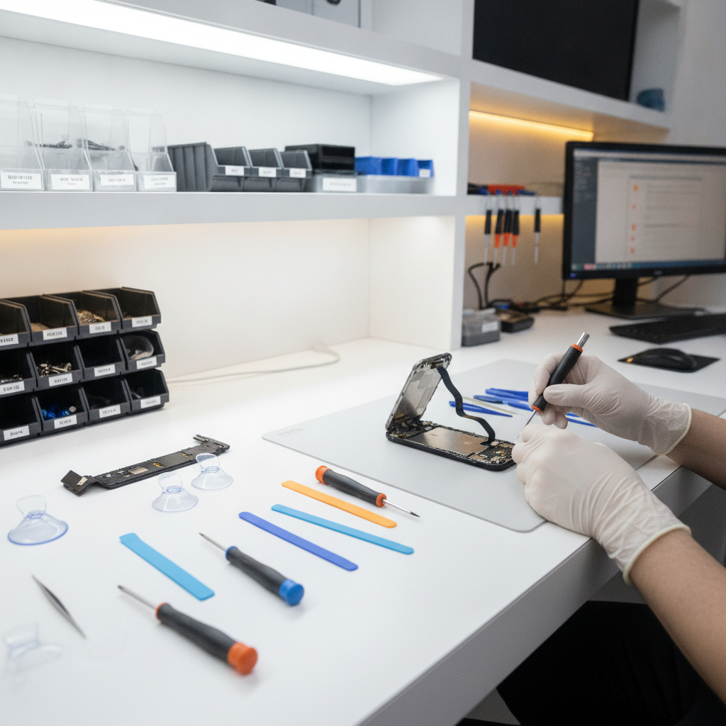 iPhone Repair Lifetime Warranty Pune – expert screen replacement technician servicing iPhone in Pune