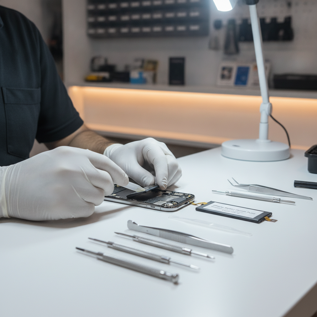 iPhone Battery Health Pune: Expert Battery Service Under 80% iPhone battery health check and expert battery replacement in Pune at iPhone Repair 30 Min