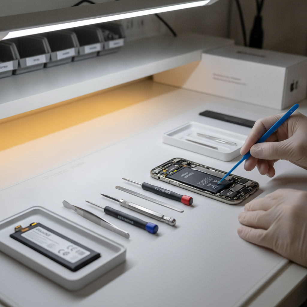 iPhone battery health check and replacement service in Pune at iPhone Repair 30 Min