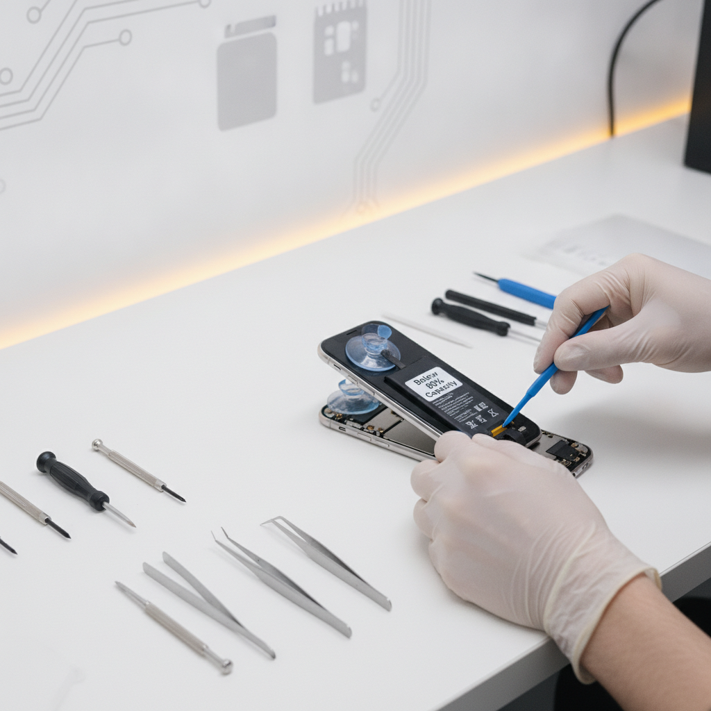 iPhone Battery Health Pune: Expert Fix Below 80% Battery iPhone battery health expert service in Pune at iPhone Repair 30 Min