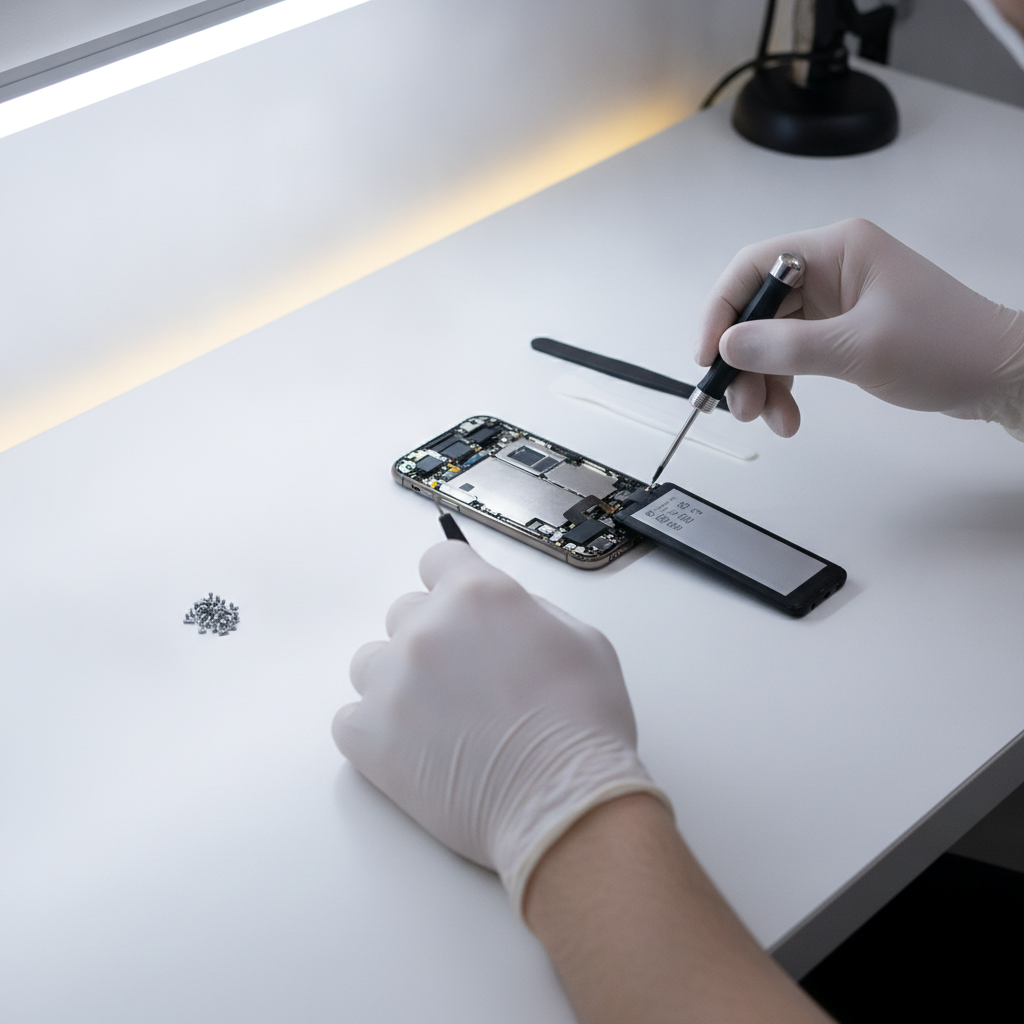 Expert iPhone battery health replacement service in Pune at iPhone Repair 30 Min