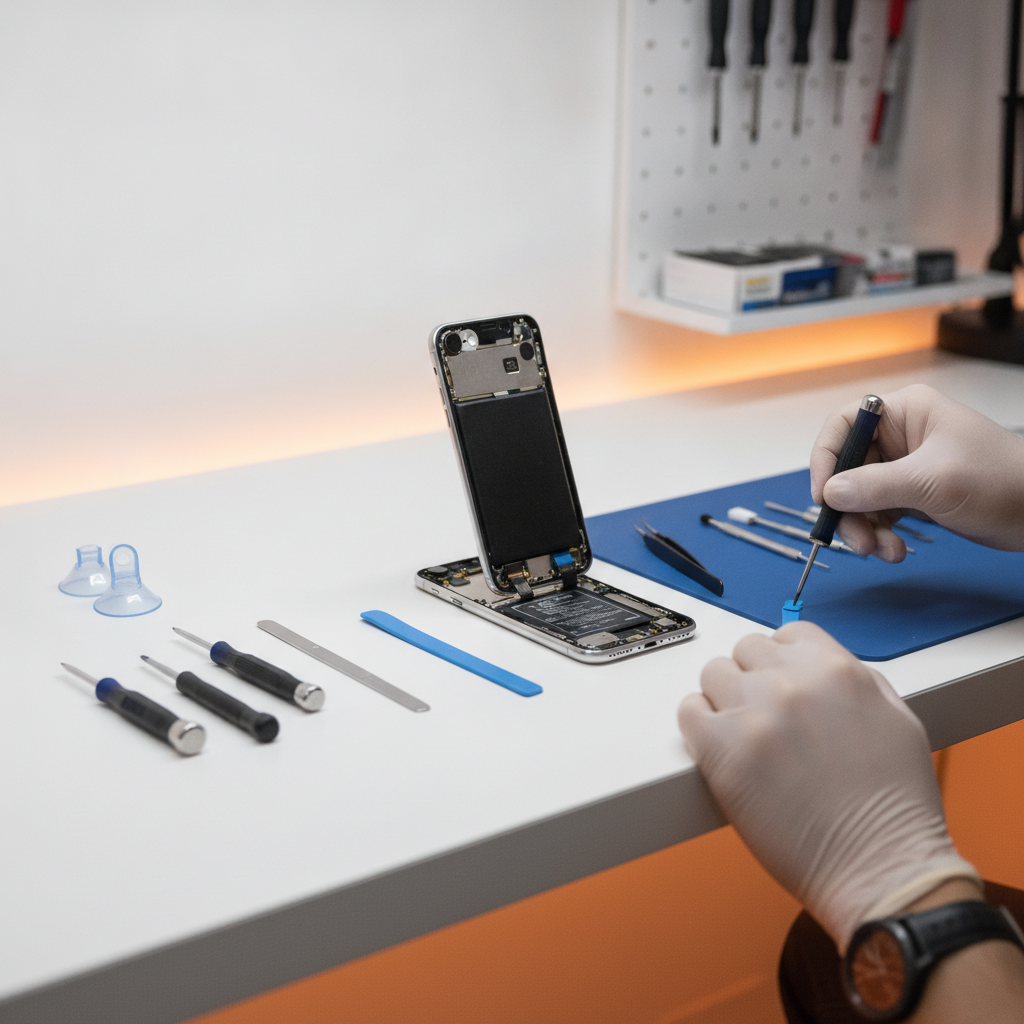 iPhone battery health service expert repairing battery in Pune