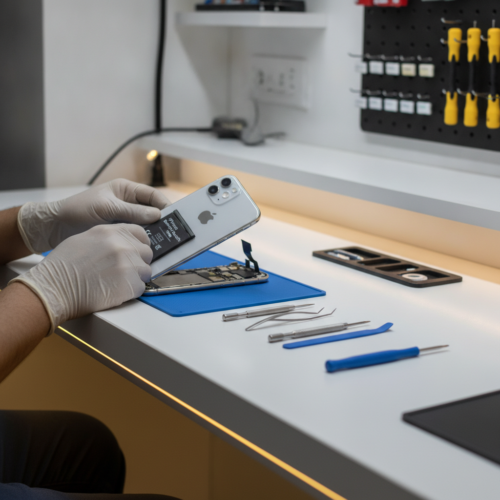iPhone Battery Health Pune: Expert Battery Service Below 80% iPhone battery health check and expert battery replacement service in Pune