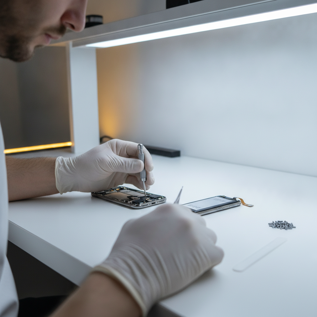 iPhone battery health service expert repairing iPhone in Pune