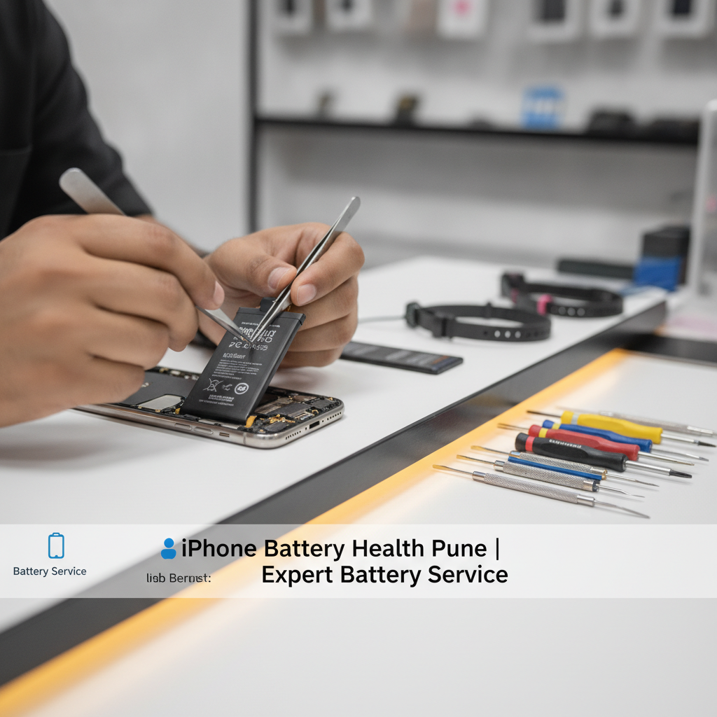 iPhone Battery Health Pune | Expert Battery Service iPhone battery health check repair service in Pune at iPhone Repair 30 Min