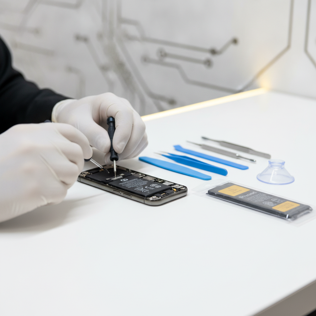iPhone battery health check and replacement service in Pune by expert technicians