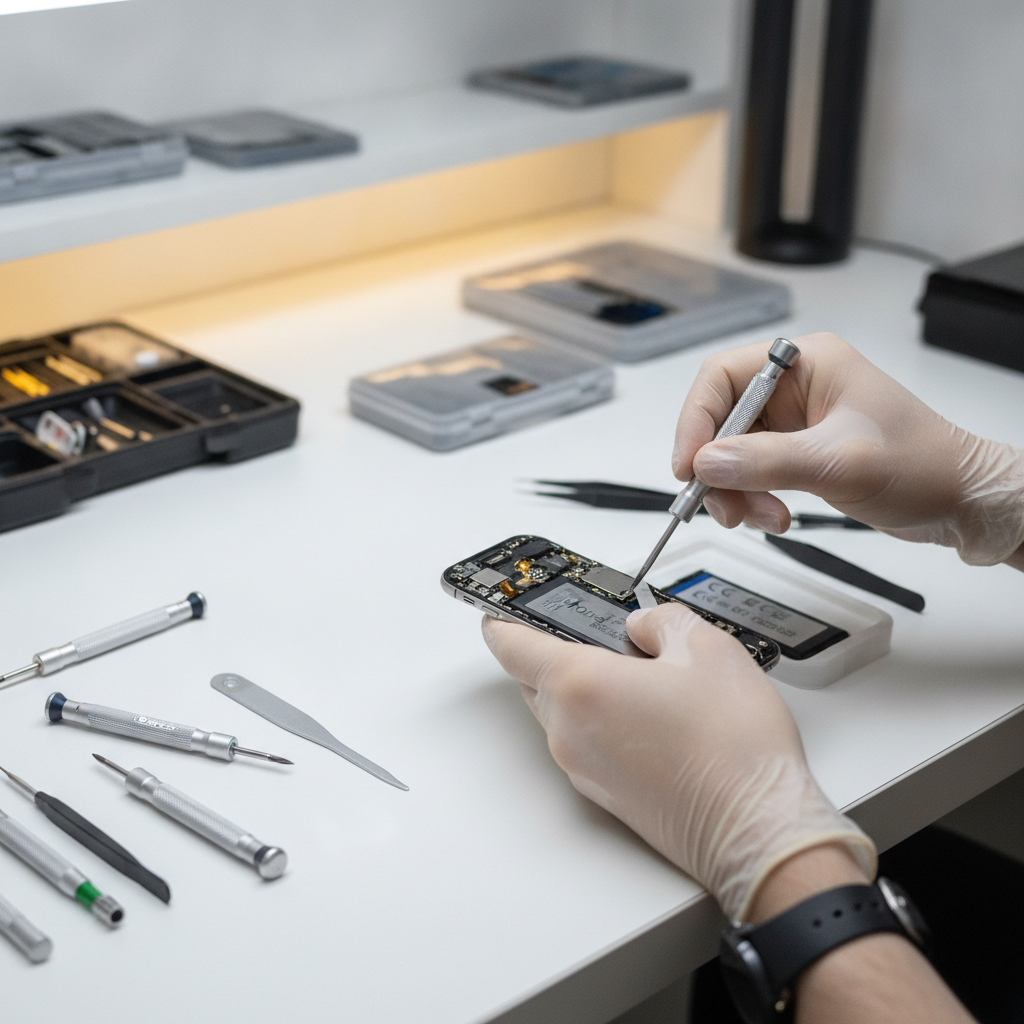 iPhone battery health check and replacement service with expert technicians in Pune