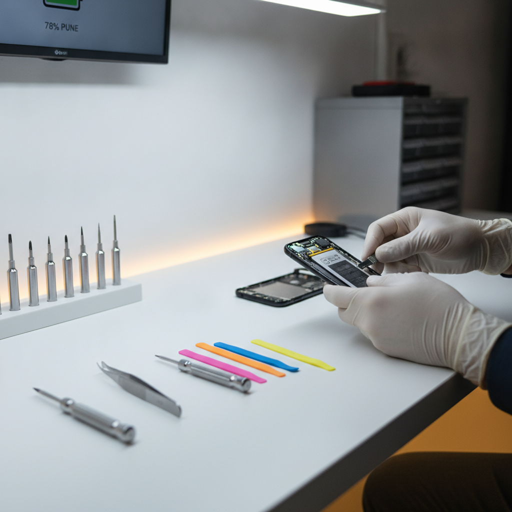 iPhone battery health service in Pune at iPhone Repair 30 Min