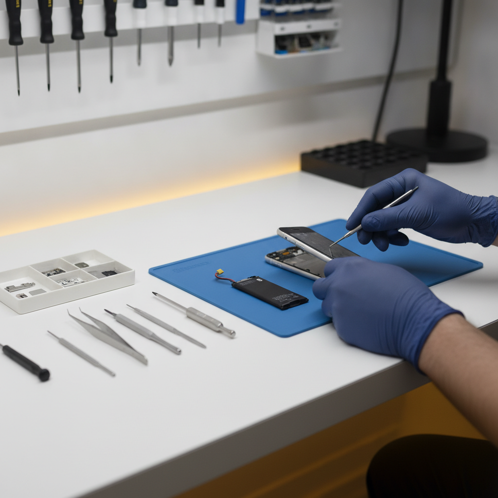 iPhone battery health service expert repairing iPhone battery in Pune