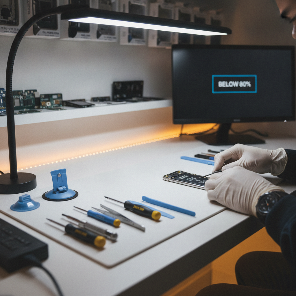 iPhone battery replacement service expert in Pune at iPhone Repair 30 Min