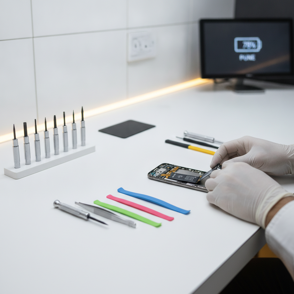 iPhone battery health service in Pune by iPhone Repair 30 Min