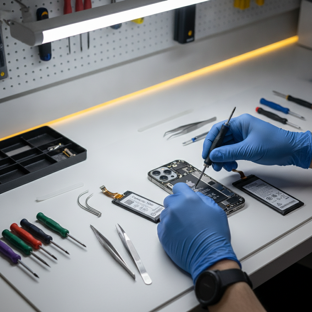 iPhone battery health check and expert battery service in Pune at iPhone Repair 30 Min