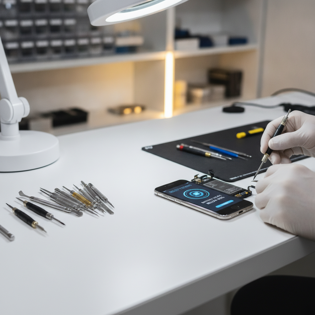 iPhone battery health service expert repairing iPhone battery in Pune